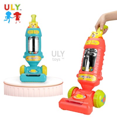 Amazon High Quality Pretend Play Electric Kids Vacuum Cleaner Toy Cleaning Tools Toy With Light Playing house toy