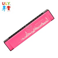 16 Holes Harmonica Children's Wind Instrument Beginner Mini Portable Mouth Organ Kids Musical Educational Toys