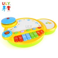 Music Toys Organ With Hand Beat Drums Learning Drum Interactive Musical Drum Toy For Toddlers And Babies